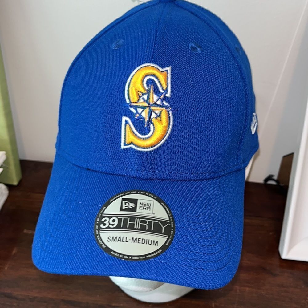 New Blue Classic old school Seattle Mariners Corefit 1987 replica baseball cap
